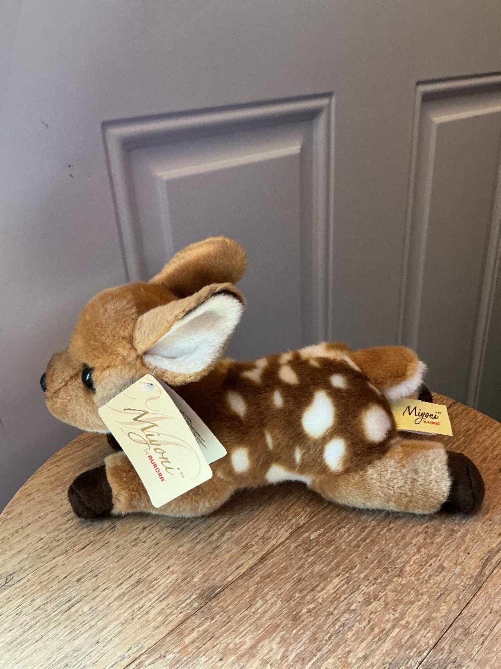 NEW Aurora Miyoni Fawn 9 Inch Plush NWT Baby Deer Realistic Stuffed Animal